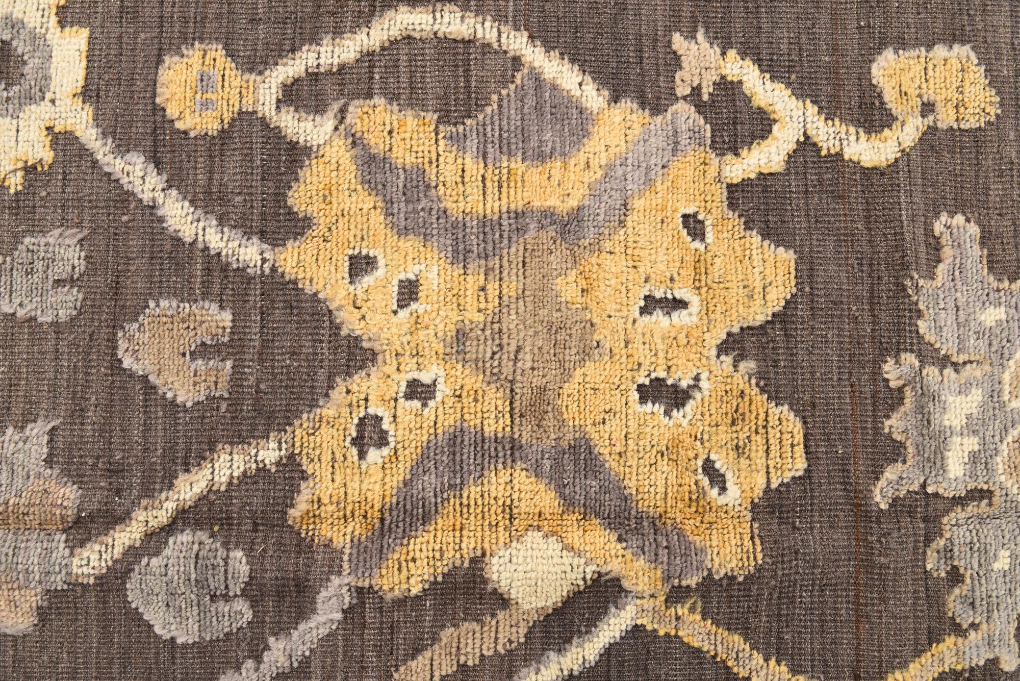 10' x 14' Hand Knotted Oushak Wool Rug