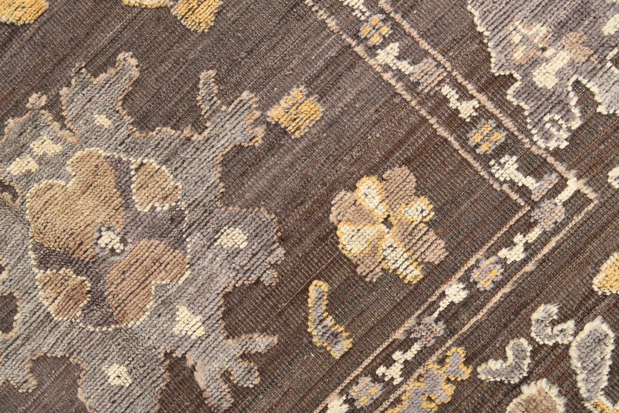 10' x 14' Hand Knotted Oushak Wool Rug