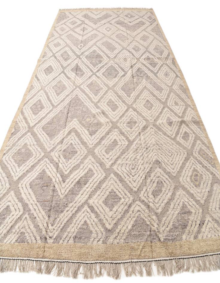 Detail image of 10' 2 x 14' 7  Hand Knotted Oushak Wool Rug