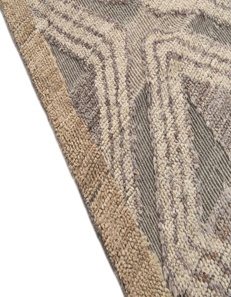 Detail image of 10' 2 x 14' 7  Hand Knotted Oushak Wool Rug