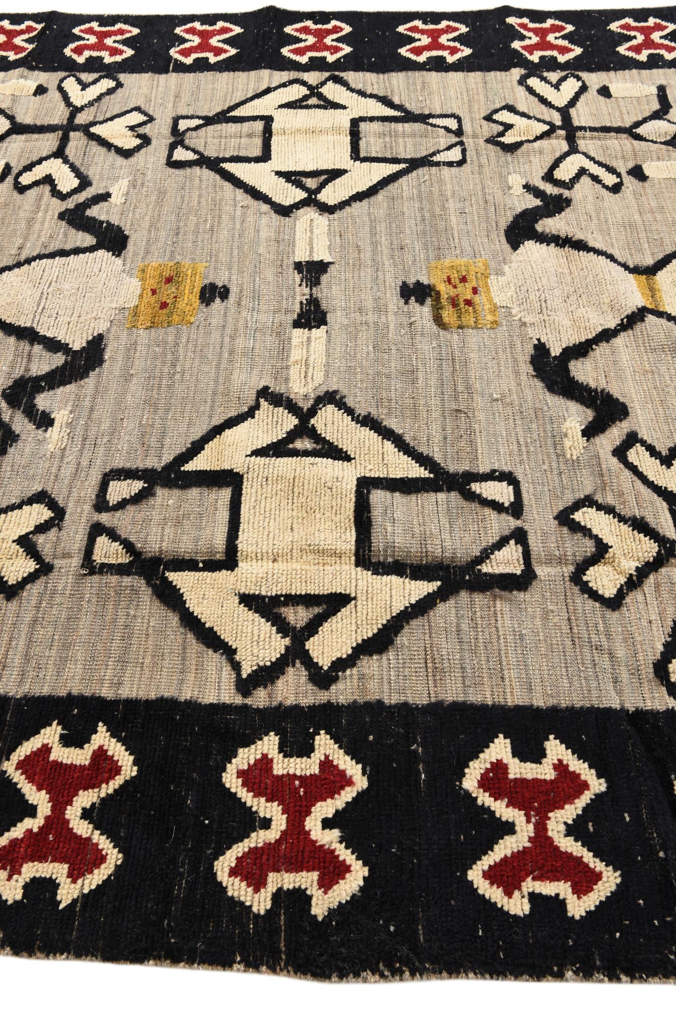 7' 8 x 10' 4 Hand Knotted Oushak Wool Rug