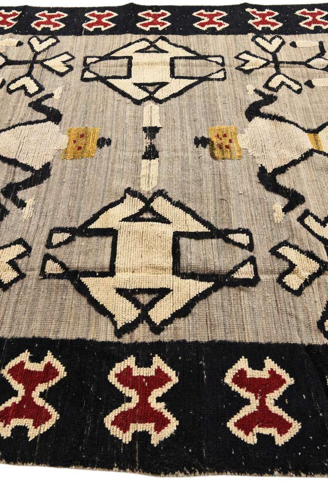 7' 8 x 10' 4 Hand Knotted Oushak Wool Rug