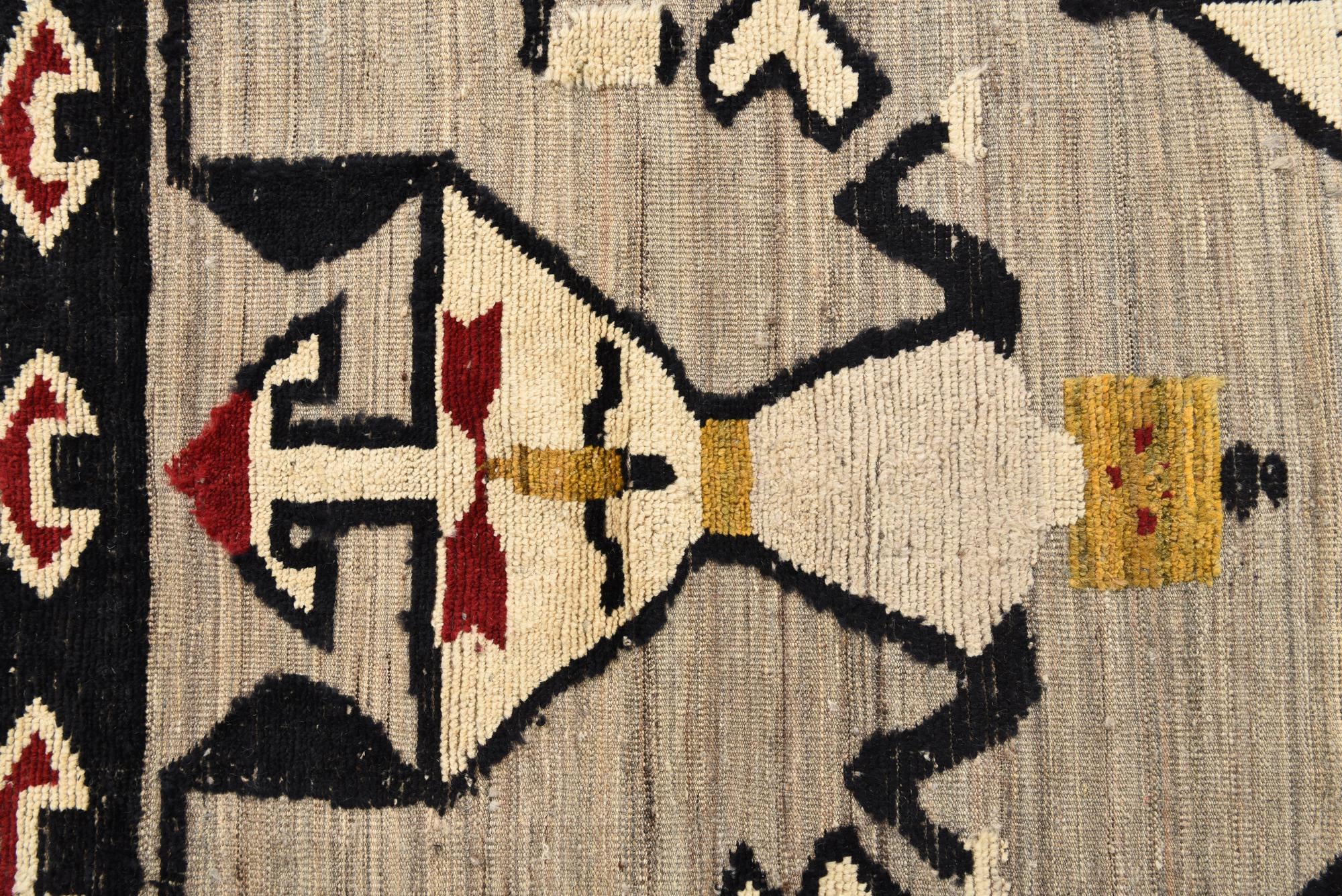 7' 8 x 10' 4 Hand Knotted Oushak Wool Rug