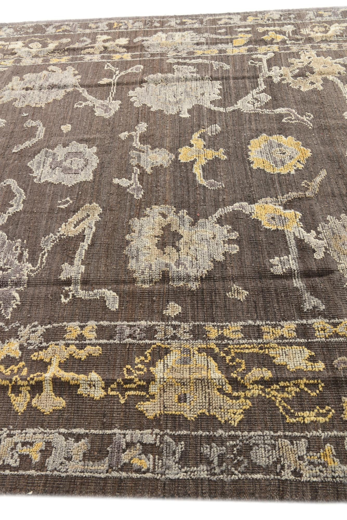 8' 1 x 10' 4 Hand Knotted Oushak Wool Rug