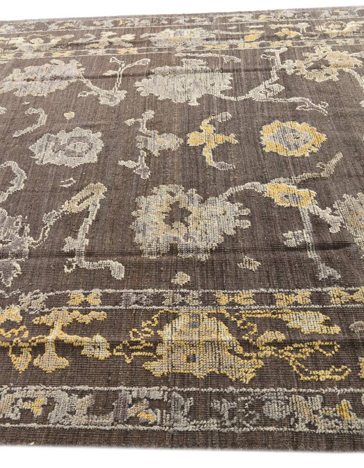 Detail image of 8' 1 x 10' 4  Hand Knotted Oushak Wool Rug