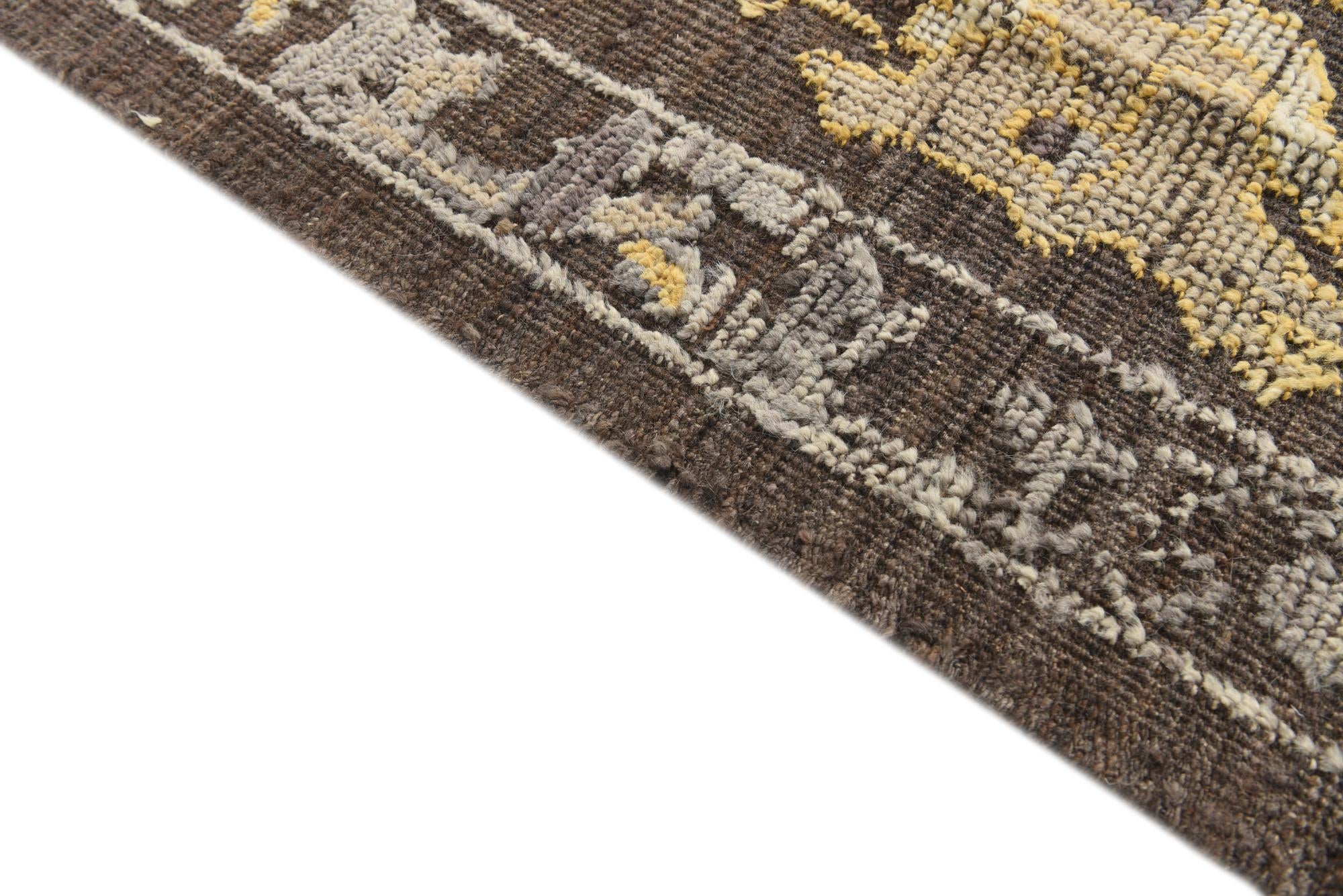 8' 1 x 10' 4 Hand Knotted Oushak Wool Rug
