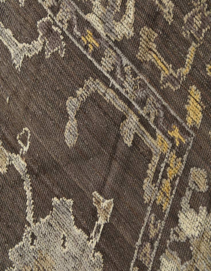 Detail image of 8' 1 x 10' 4  Hand Knotted Oushak Wool Rug