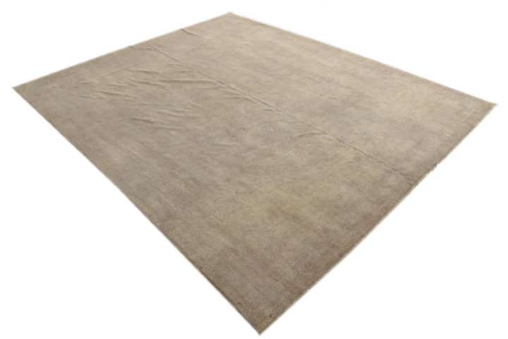 9' x 10' 10 Hand Knotted Oushak Wool Rug