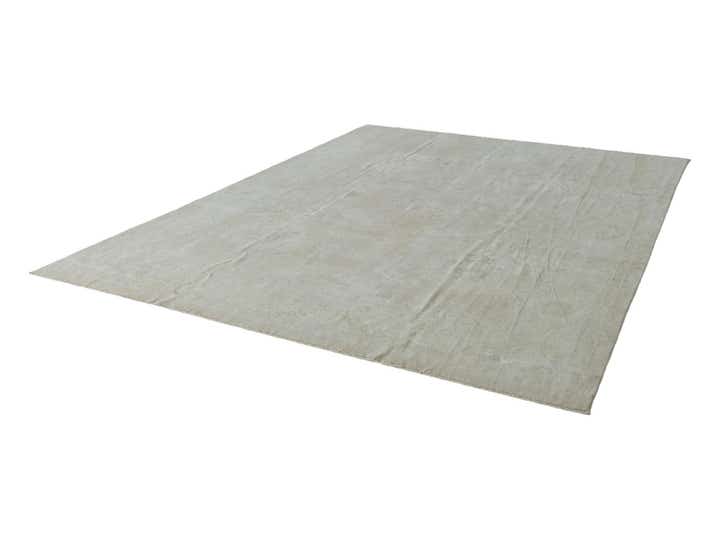 9' 1 x 11' 11 Hand Knotted Oushak Wool Rug