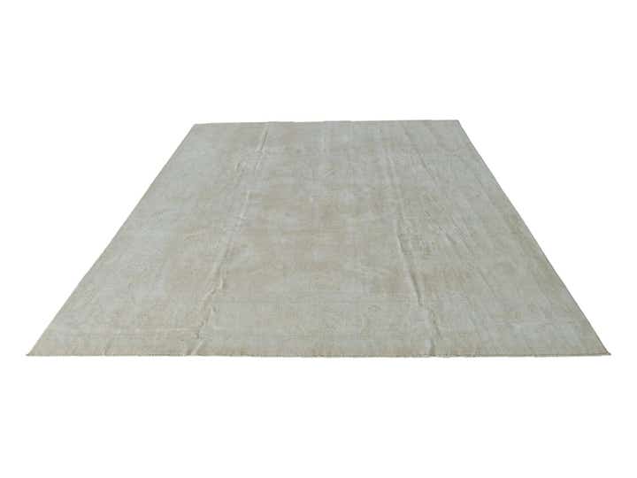 9' 1 x 11' 11 Hand Knotted Oushak Wool Rug