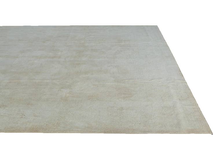Detail image of 9' 1 x 11' 11 Hand Knotted Oushak Wool Rug