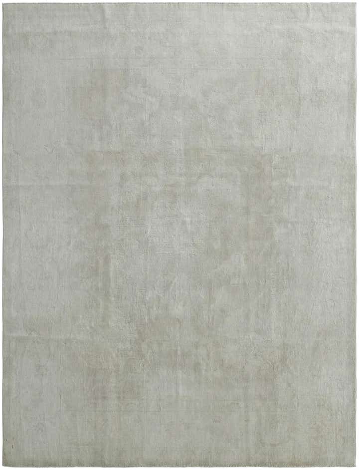 9' 1 x 11' 11 Hand Knotted Oushak Wool Rug