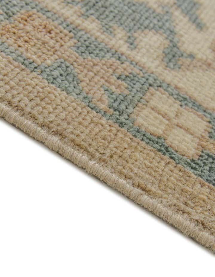 8' 7 x 9' 8 Hand Knotted Oushak Wool Rug