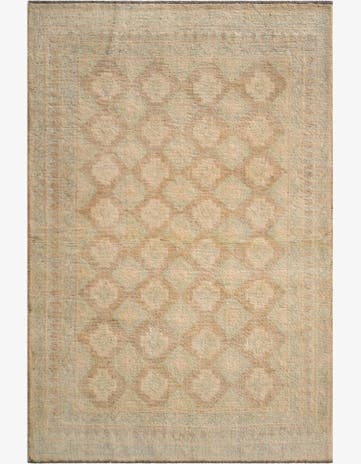 3' 11 x 5' Hand Knotted Oushak Wool Rug