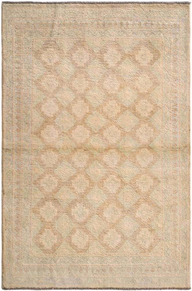 3' 11 x 5' Hand Knotted Oushak Wool Rug
