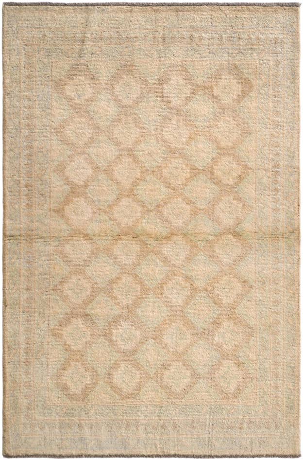 Detail image of 3' 11 x 5' Hand Knotted Oushak Wool Rug
