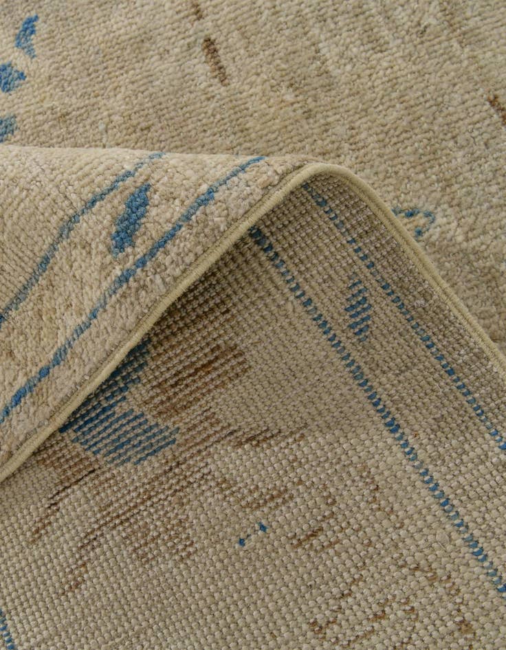 Detail image of 8' x 10' Hand Knotted Oushak Wool Rug