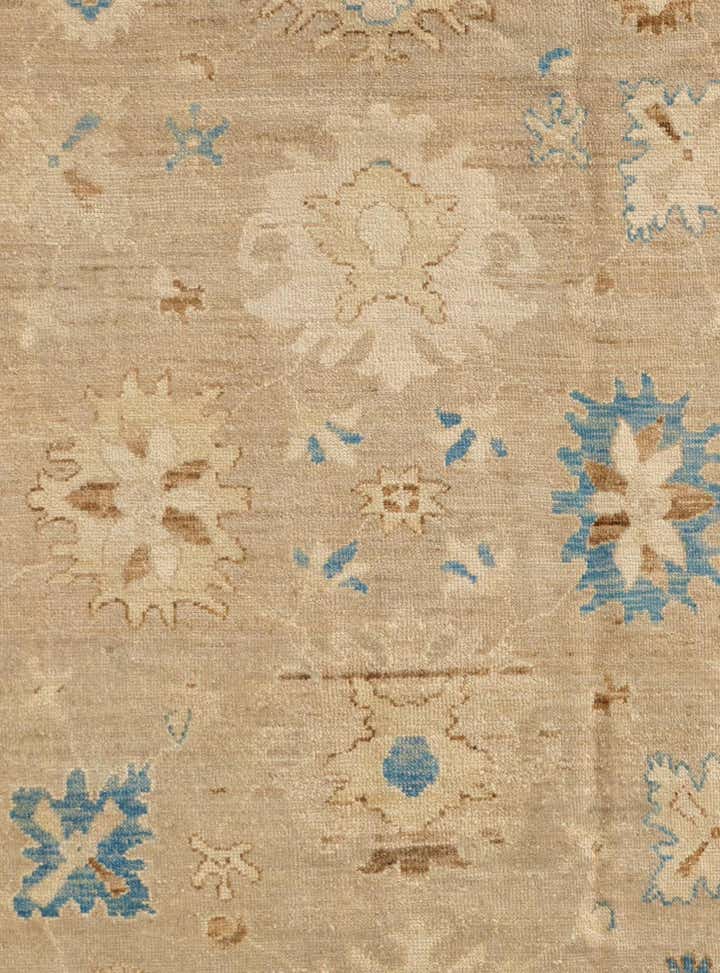 8' x 10' Hand Knotted Oushak Wool Rug