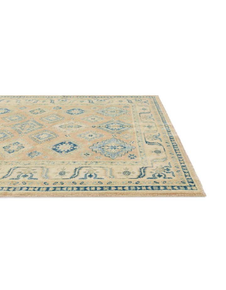 5' x 6' 9 Hand Knotted Oushak Wool Rug