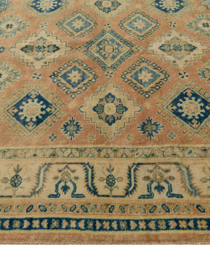 5' x 6' 9 Hand Knotted Oushak Wool Rug