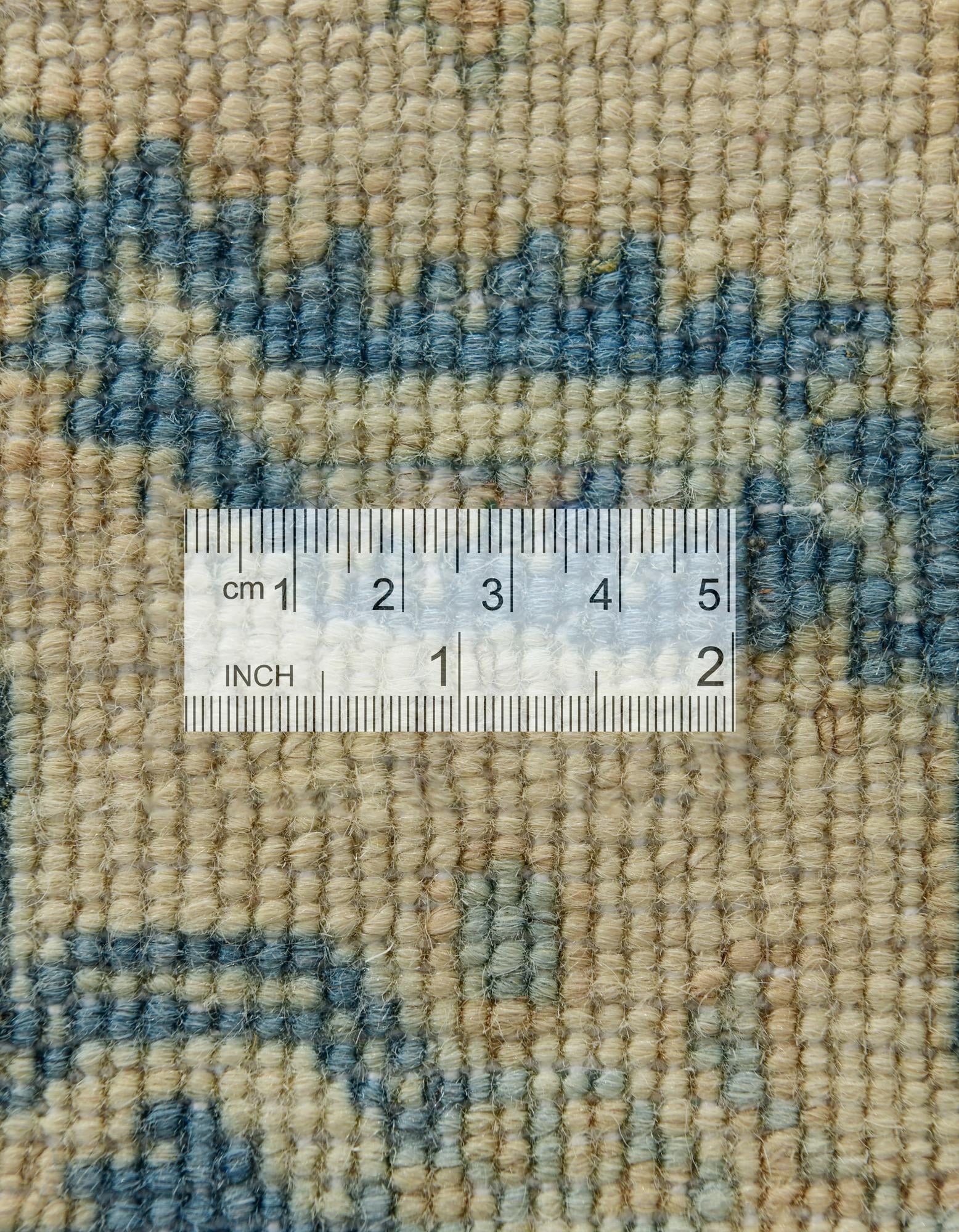 5' x 6' 9 Hand Knotted Oushak Wool Rug