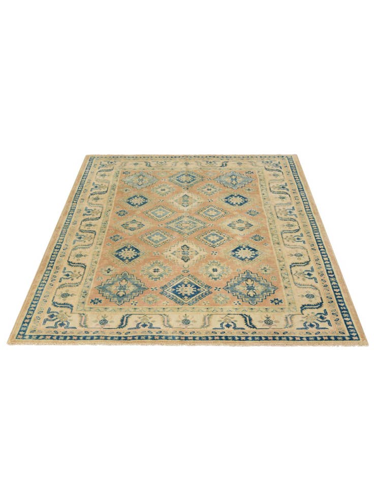 Detail image of 5' x 6' 9 Hand Knotted Oushak Wool Rug