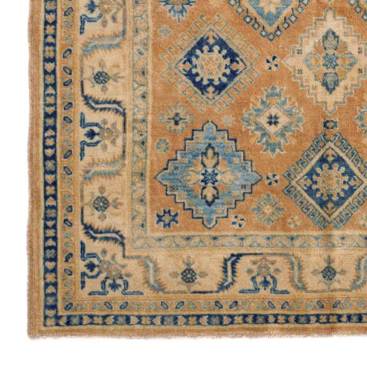 5' x 6' 9 Hand Knotted Oushak Wool Rug