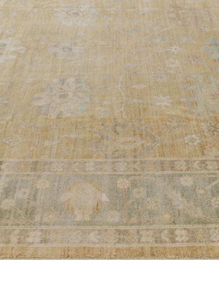 8' 8 x 11' 8 Hand Knotted Oushak Wool Rug