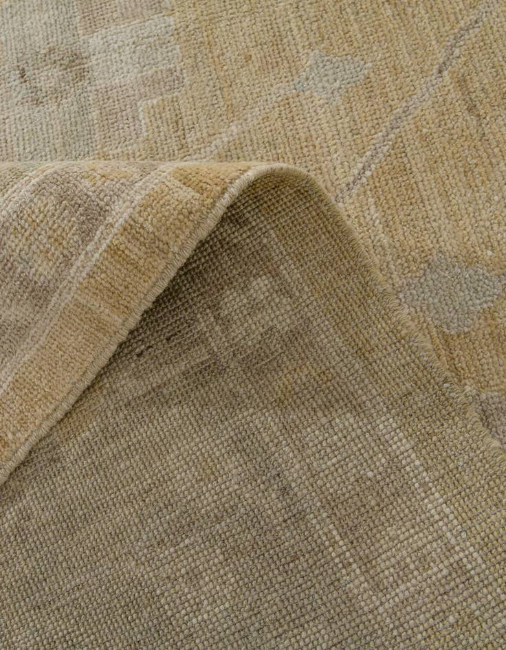 Detail image of 8' 8 x 11' 8 Hand Knotted Oushak Wool Rug