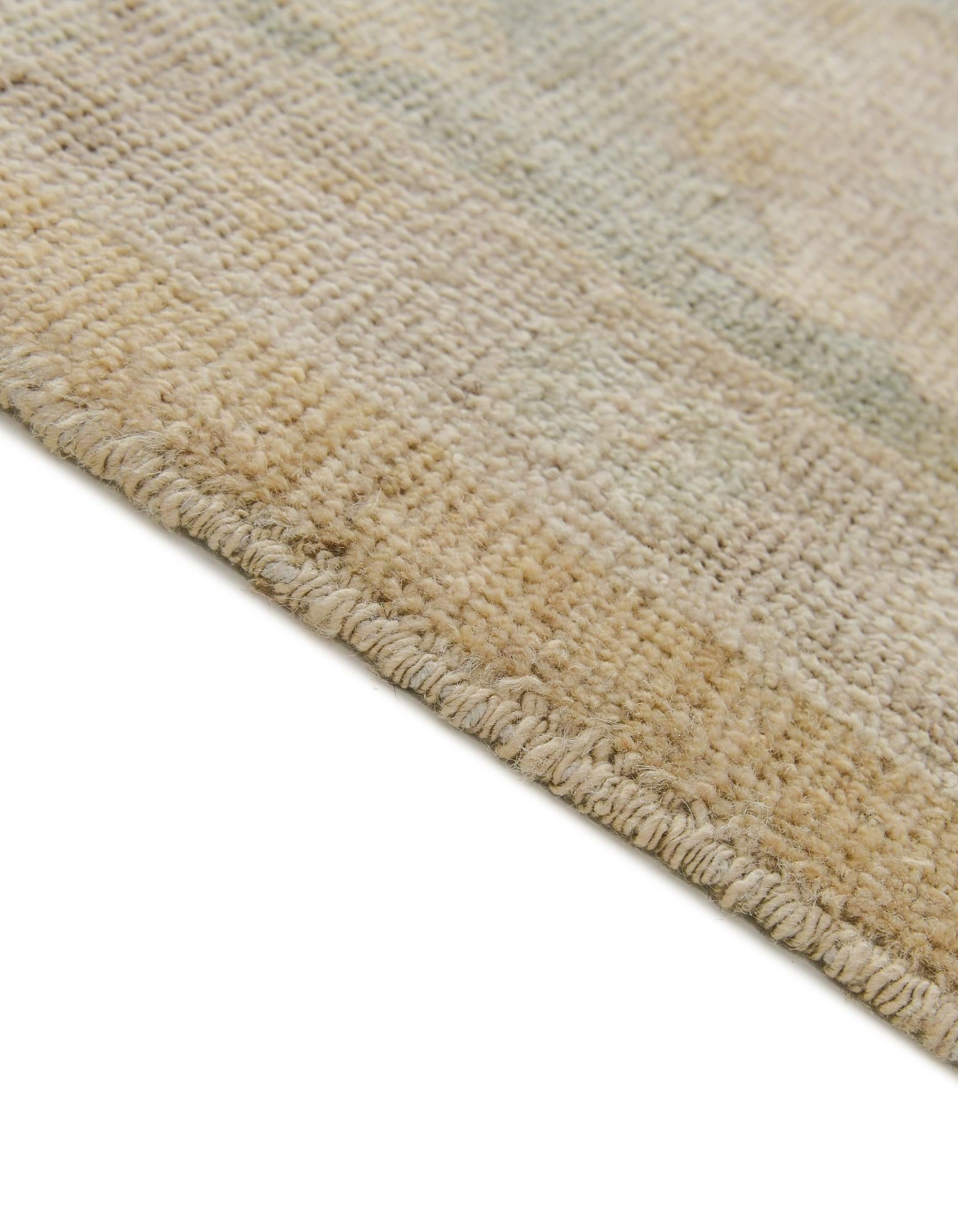 8' 8 x 11' 8 Hand Knotted Oushak Wool Rug