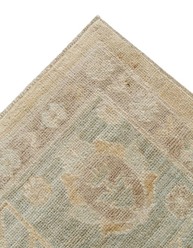 Detail image of 8' 8 x 11' 8 Hand Knotted Oushak Wool Rug