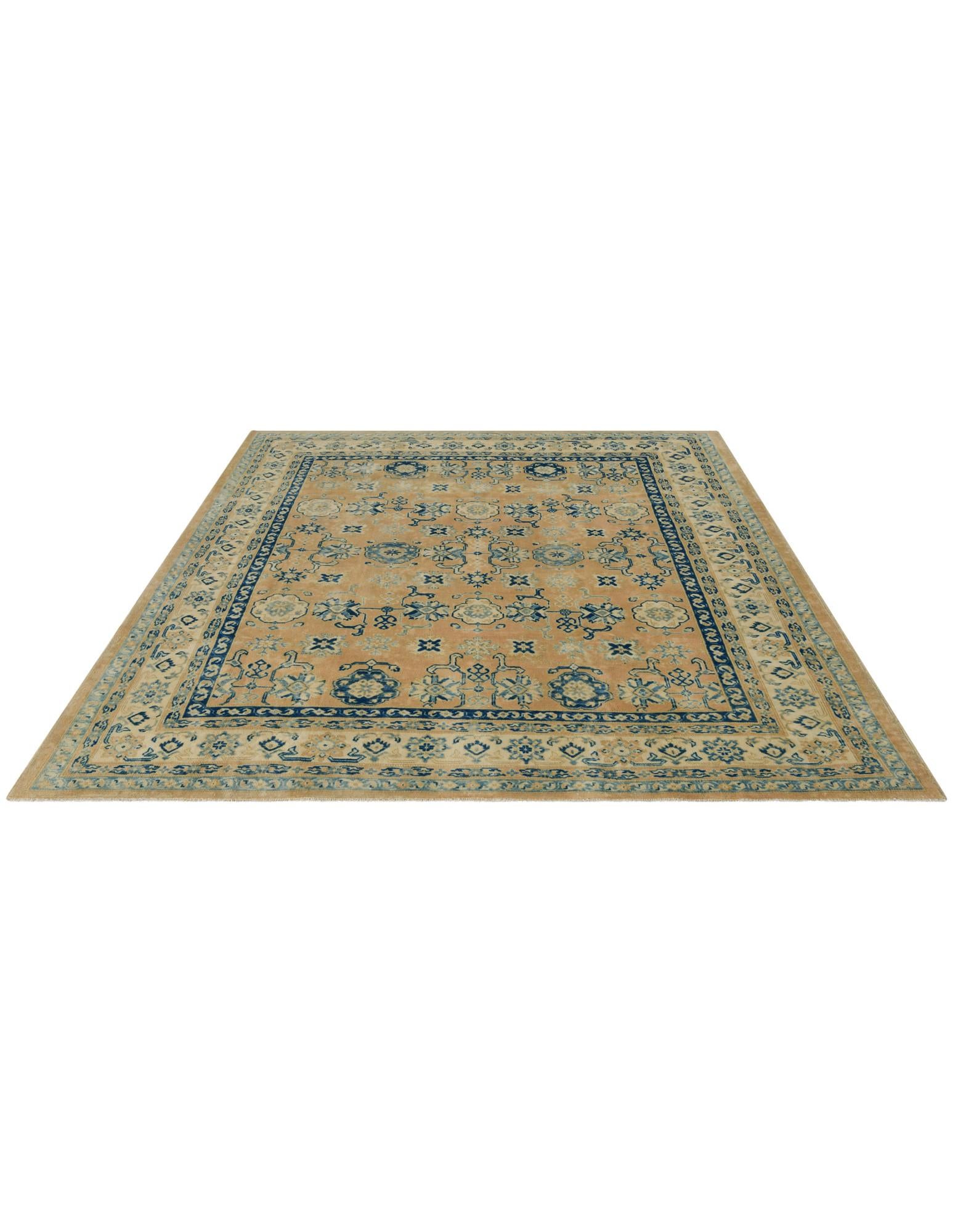 8' 2 x 9' 9 Hand Knotted Oushak Wool Rug