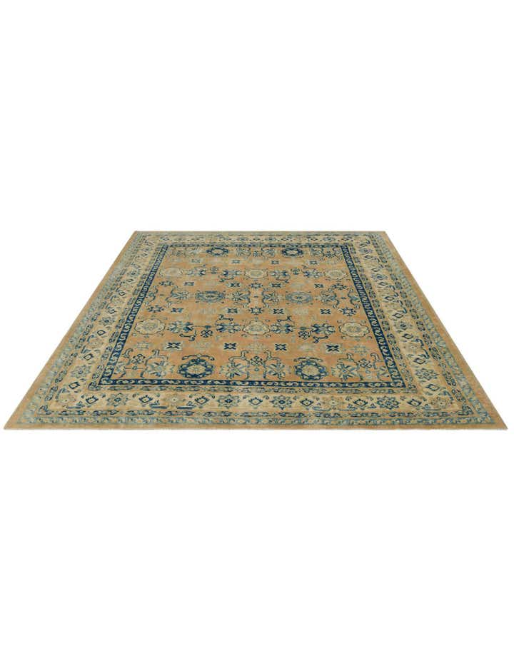 8' 2 x 9' 9 Hand Knotted Oushak Wool Rug