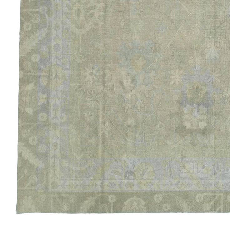 Detail image of 9' 2 x 12' Hand Knotted Oushak Wool Rug