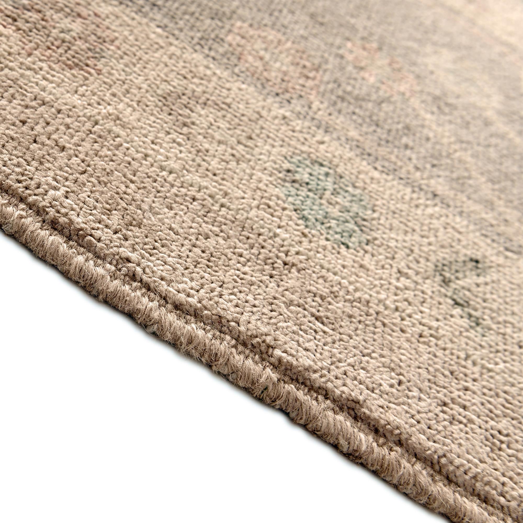 10' x 13' 8 Hand Knotted Oushak Wool Rug