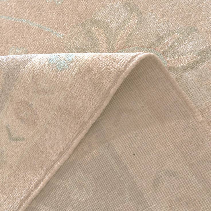 Detail image of 10' x 13' 8 Hand Knotted Oushak Wool Rug