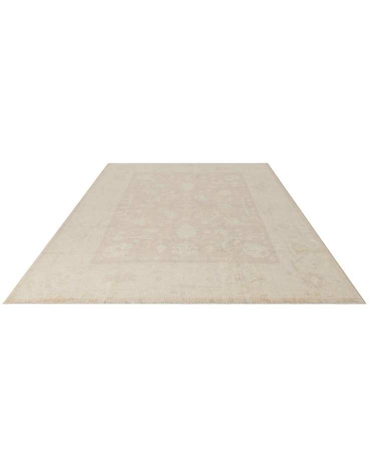 Detail image of 10' 2 x 13' 10 Hand Knotted Oushak Wool Rug