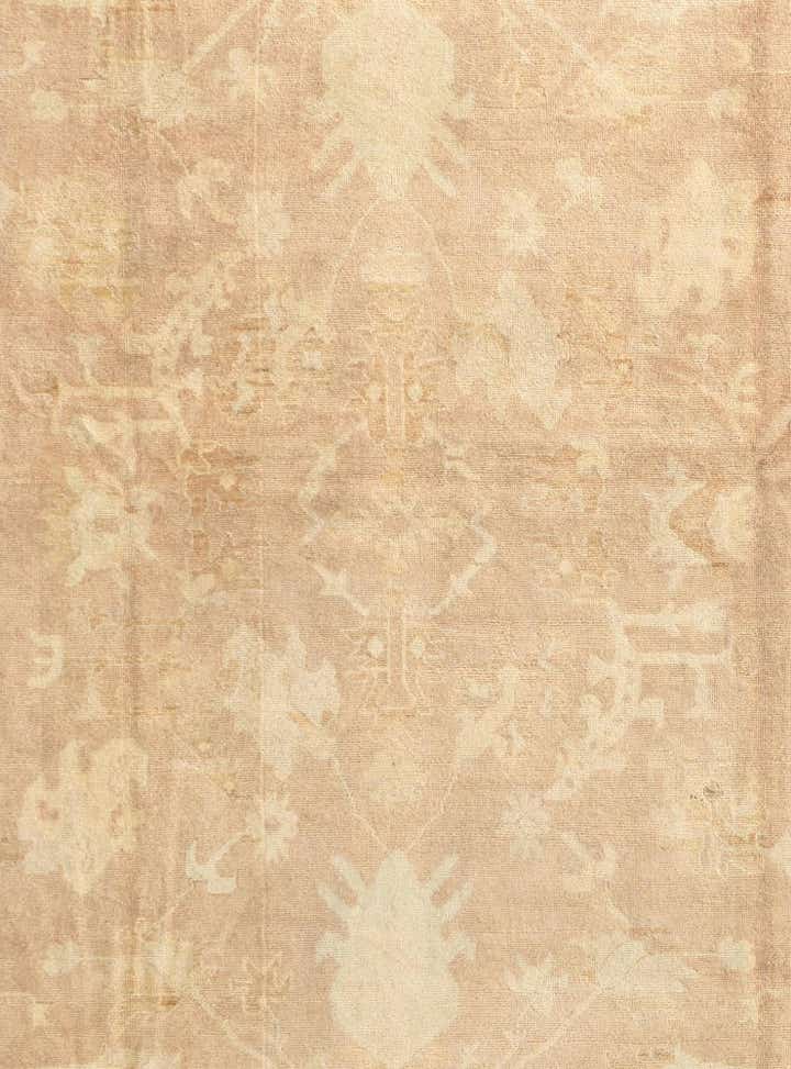 10' 2 x 13' 10 Hand Knotted Oushak Wool Rug