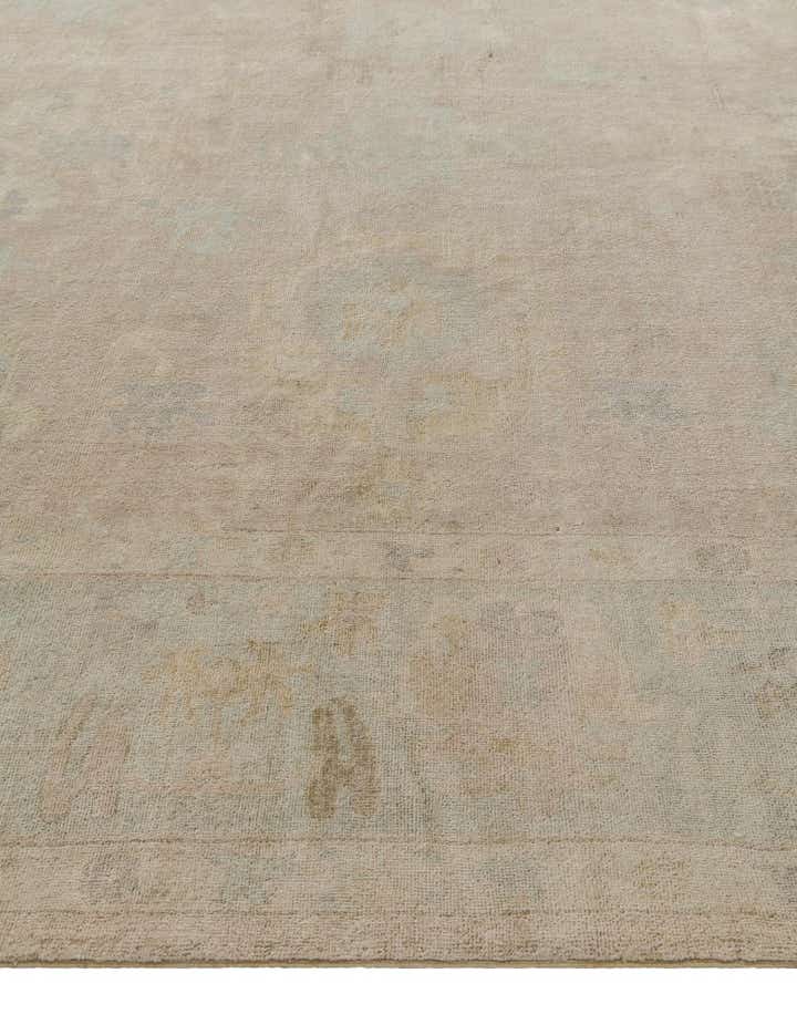 11' 9 x 14' 9 Hand Knotted Oushak Wool Rug