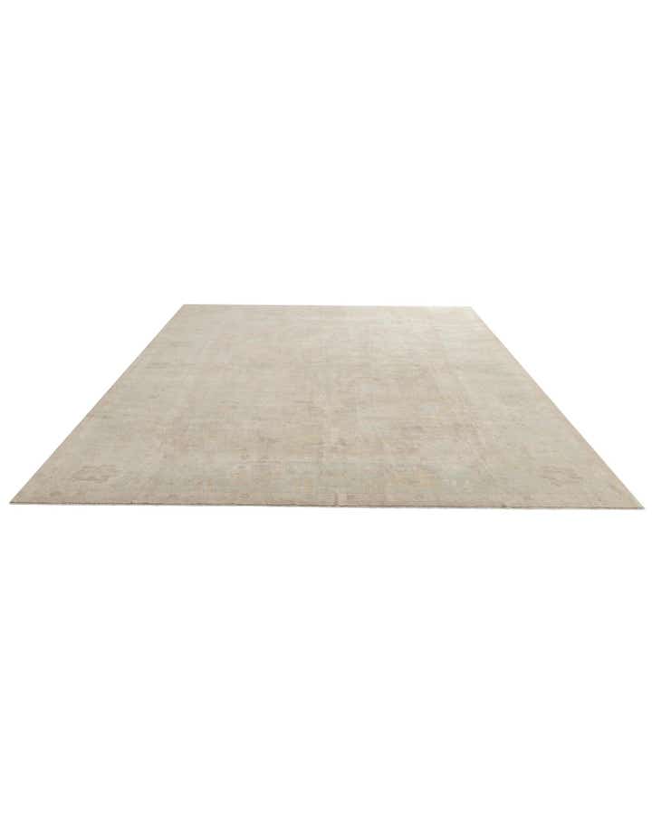 11' 9 x 14' 9 Hand Knotted Oushak Wool Rug