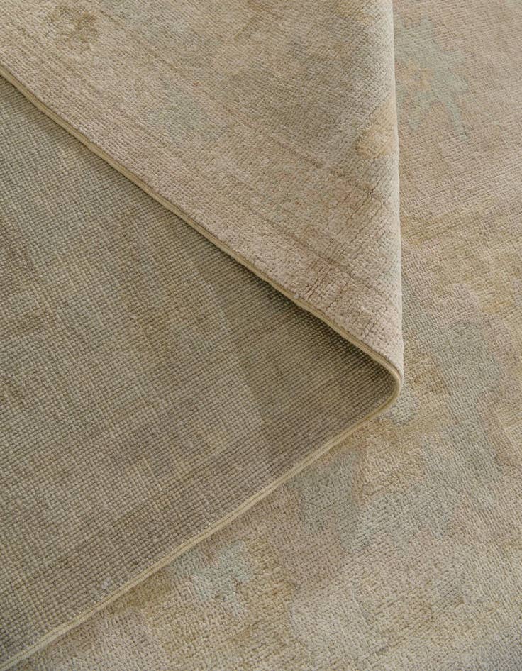 Detail image of 11' 9 x 14' 9 Hand Knotted Oushak Wool Rug