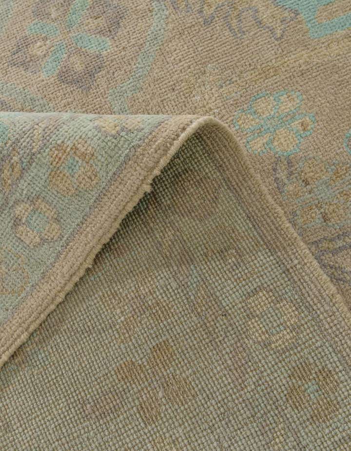 9' 3 x 12' Hand Knotted Oushak Wool Rug