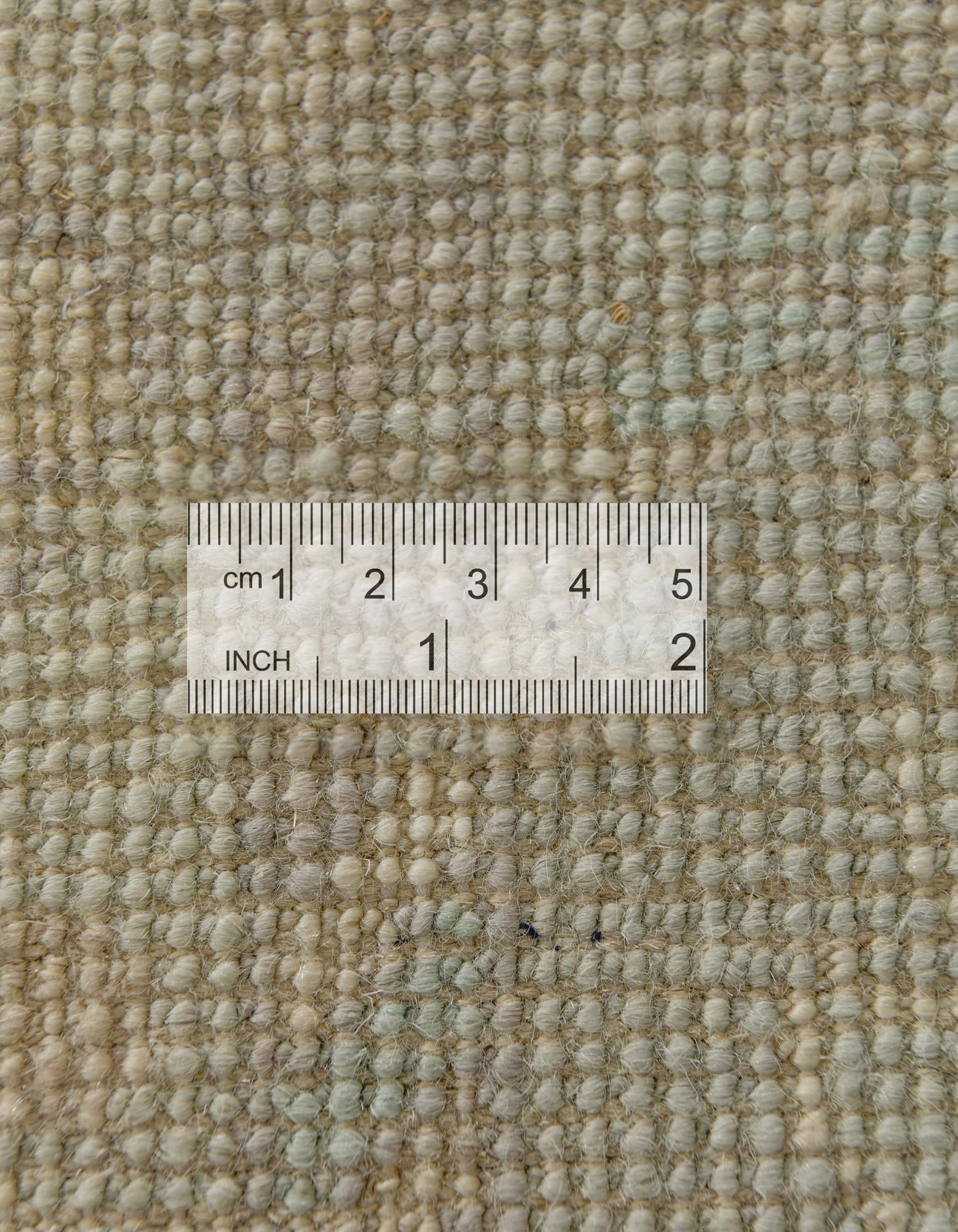 9' 3 x 12' Hand Knotted Oushak Wool Rug