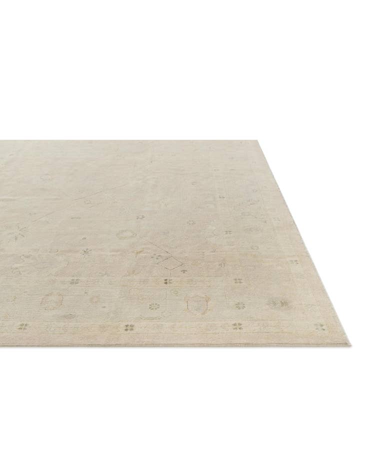 Detail image of 8' 6 x 9' 9  Hand Knotted Oushak Wool Rug