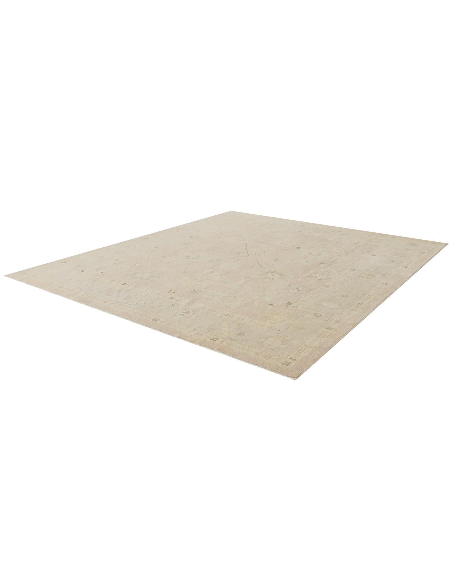8' 6 x 9' 9 Hand Knotted Oushak Wool Rug