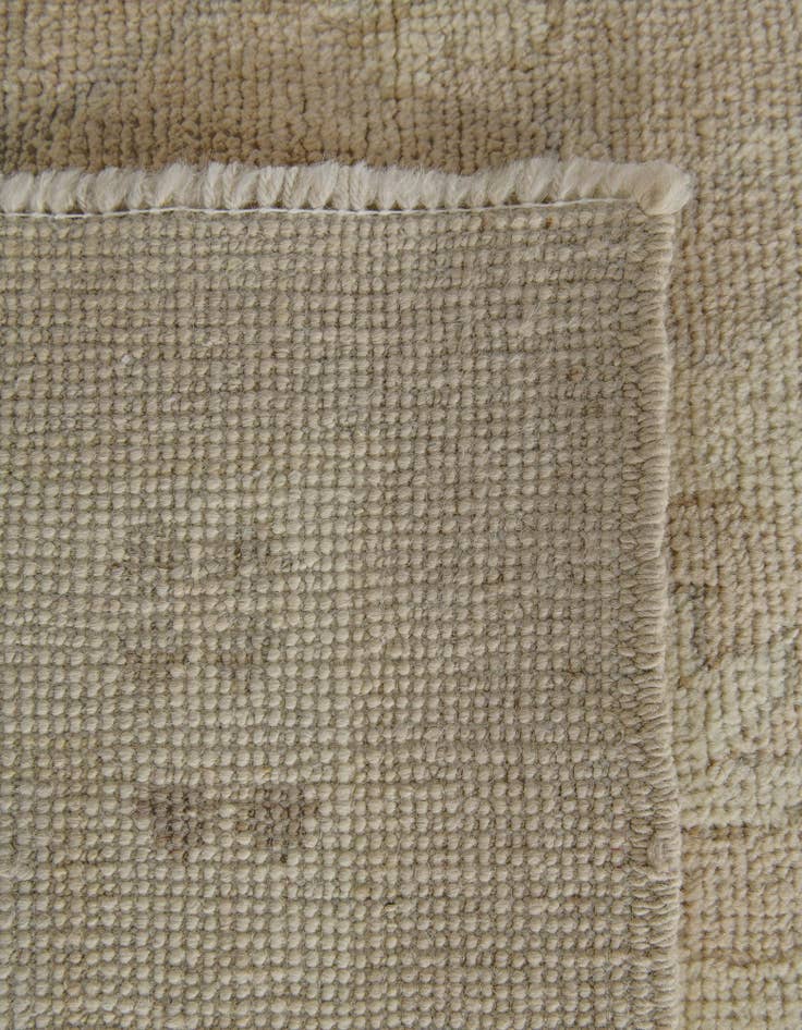 Detail image of 8' 6 x 9' 9 Hand Knotted Oushak Wool Rug