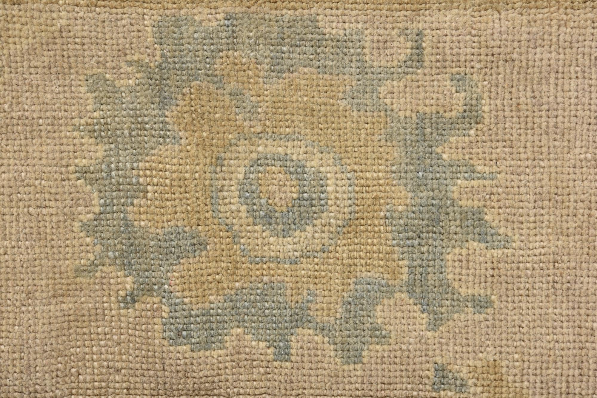 4' x 6' Hand Knotted Oushak Wool Rug