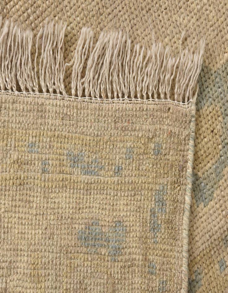 Detail image of 4' x 6'  Hand Knotted Oushak Wool Rug