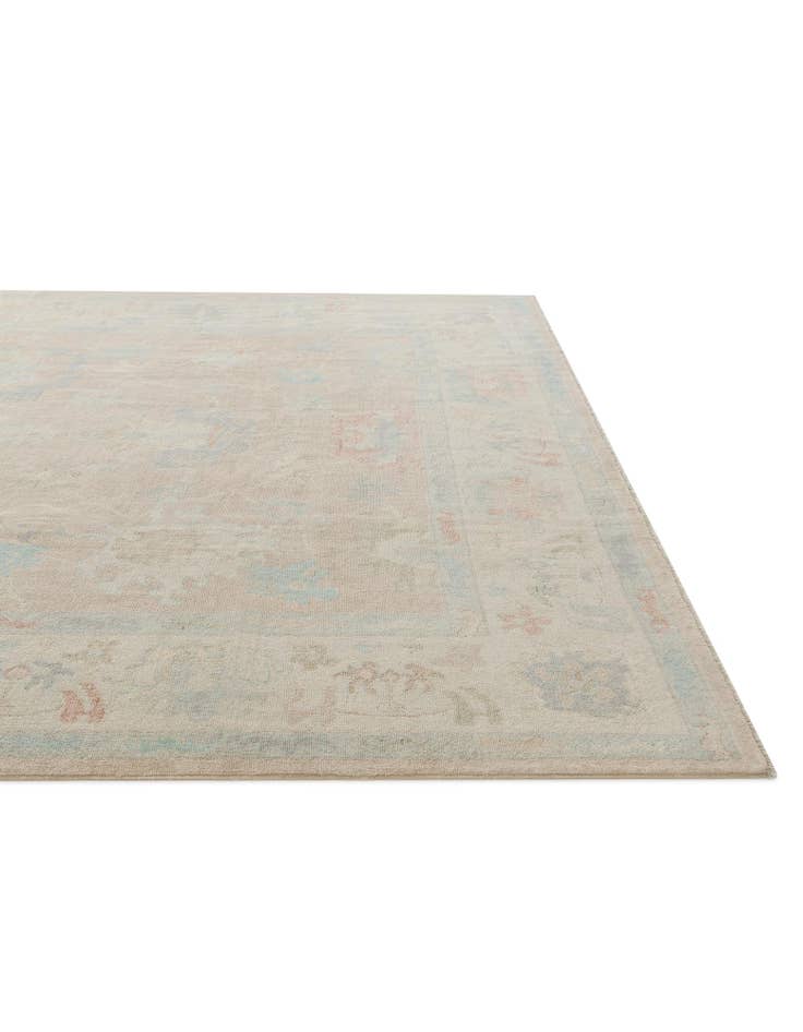 Detail image of 10' 4 x 13' 11  Hand Knotted Oushak Wool Rug