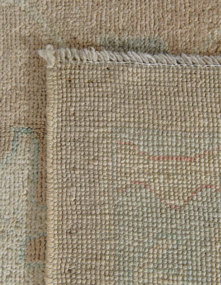 Detail image of 10' 4 x 13' 11  Hand Knotted Oushak Wool Rug